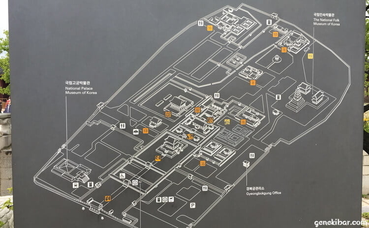 景福宮の地図