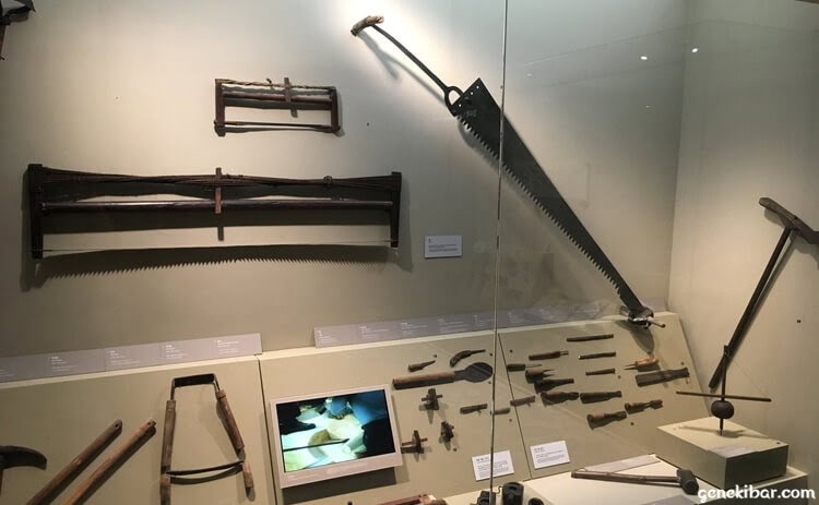 韓国の国立民俗博物館の農耕具