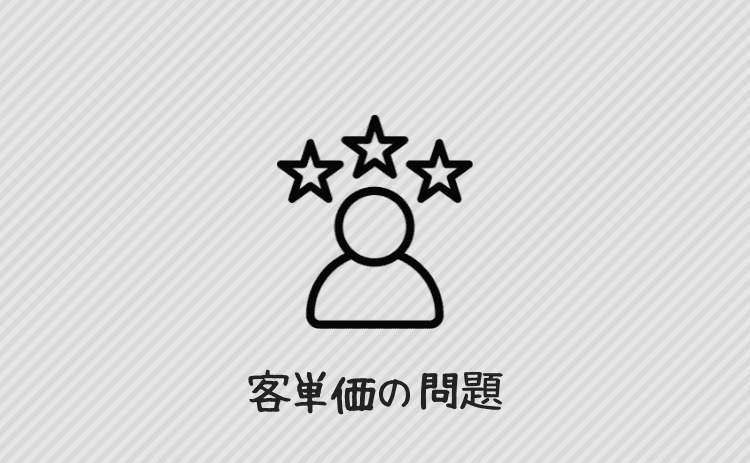 客単価の問題